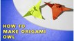 Owl - Origami How To Make Paper Owl | Traditional Paper Toy