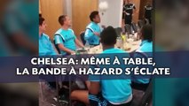 Chelsea: Un jeu de tête, une poubelle, la bande à Hazard s'amuse