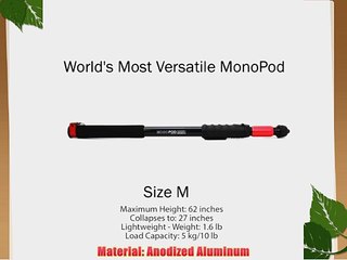 Authentic MoGoPod MK III Monopod - Size M Stabilizer For DSLR Canon Nikon Sony