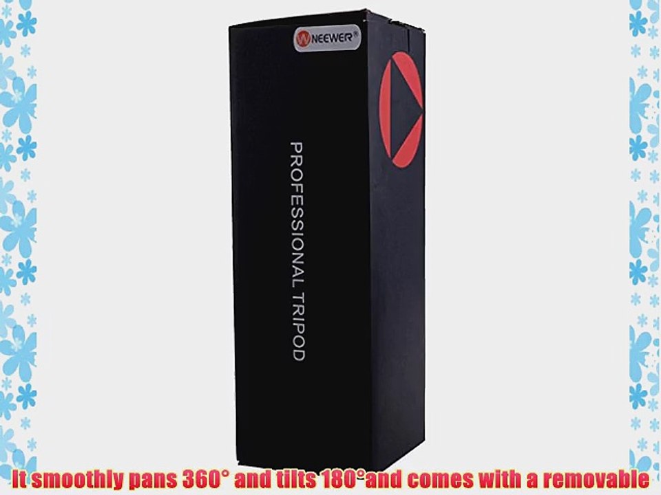 Neewer Pro(Pro Version of Neewer Product) Video Camera Fluid Drag Head with Sliding Plate System