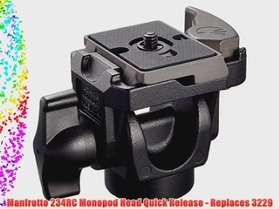 Manfrotto 234RC Monopod Head Quick Release - Replaces 3229