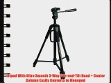 Ritz Gear? 70 Deluxe Premium Tripod with Monopod For Photo/Video Cameras Includes Carrying