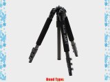 Slik Able 340DX A.M.T 4 Section Titanium Tripod Legs Only - Black