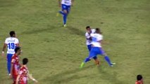 Crazy fight between teammates after conceding 5th goal in Brazil