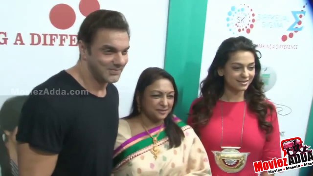 Juhi Chawla, Sohail Khan At Sirf Keval Sigma Clinic Launch
