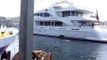 Luxury Yacht crashes! St. Tropez Harbor !