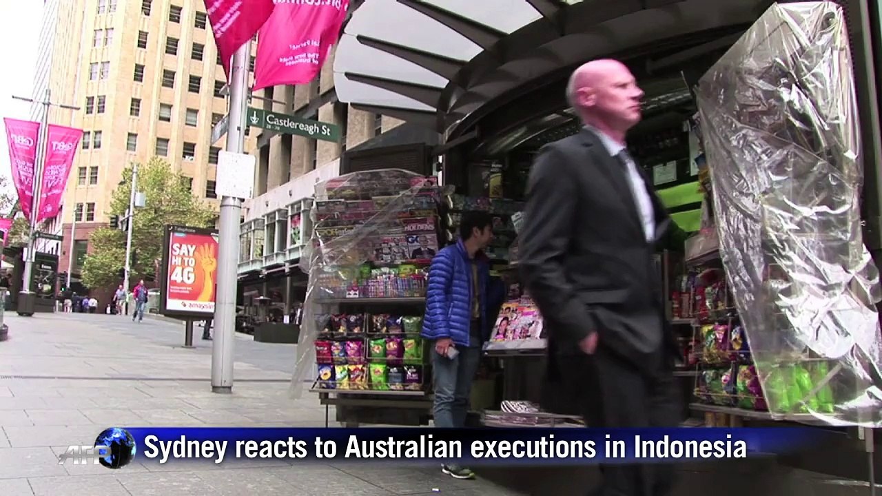 Sydney reacts to Australian executions in Indonesia