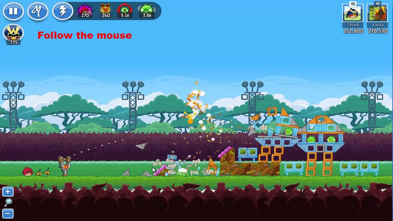 Angry Birds Friends Tournament Week 154  Level 5 | power up  HighScore ( 279.470 k )