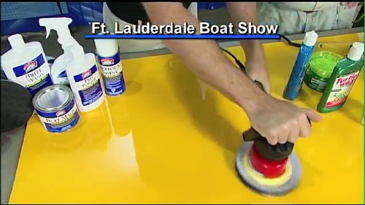 Tips on how to remove oxidation from a fiberglass boat. video Dailymotion
