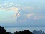 Volcan Puyehue erupcion vista desde Puerto Varas