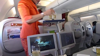 Garuda Executive Class - Garuda Business Class - Amsterdam to Jakarta GA089