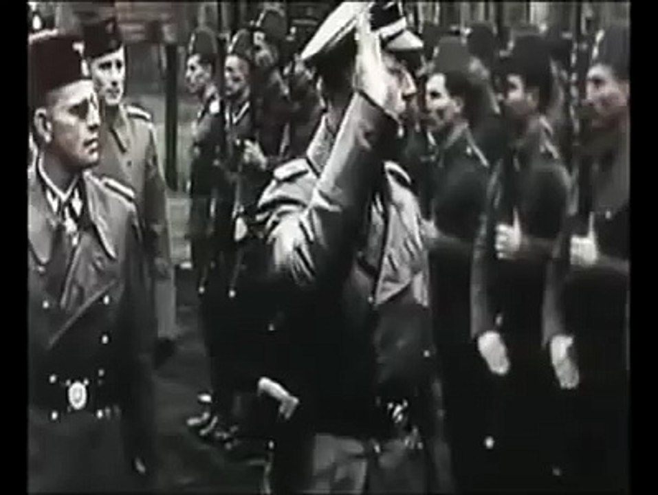 N S Le Mufti de Palestine inspecte une division Handschar bosniaque Jacques Letirailleur
