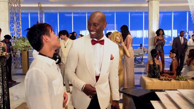 Furious 7 Behind The Scenes Vin Diesel, Paul Walker, Dwayne Johnson, Michelle Rodriguez