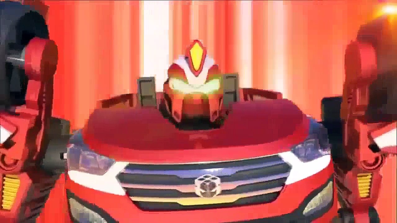 Siêu nhân biến hình Carbot chiến đấu cào cào khổng lồ