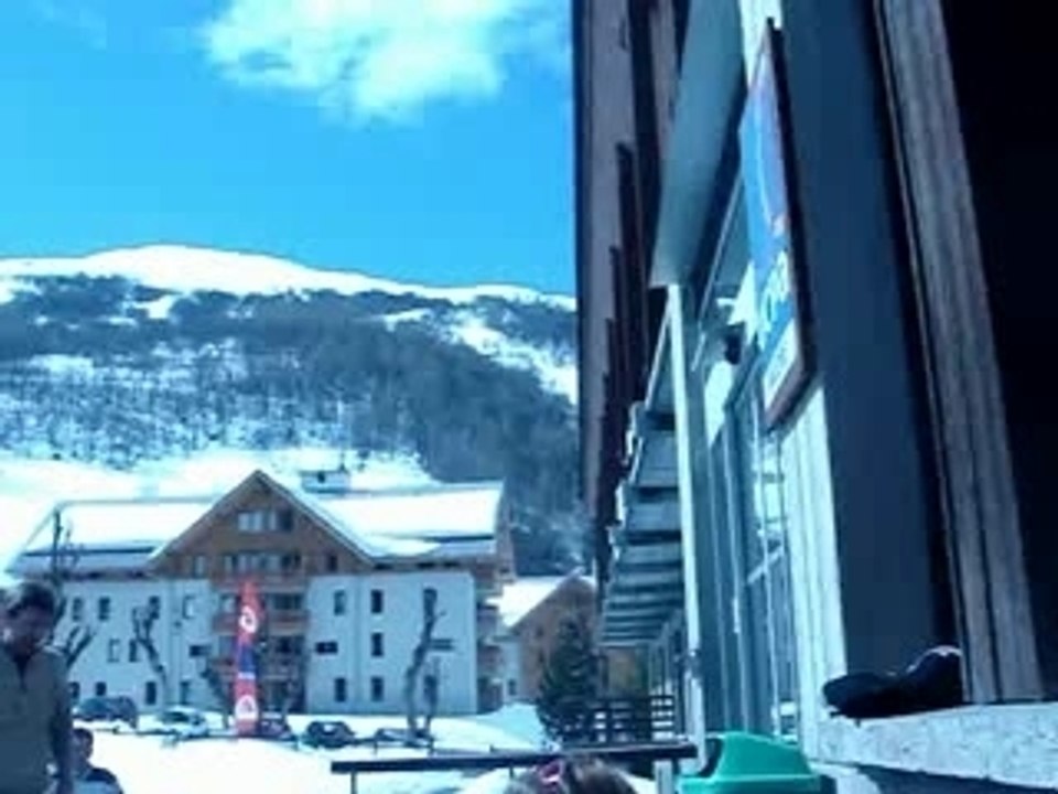 Valloire UCPA 2006 - terrasse