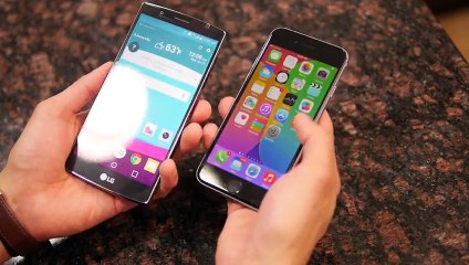 LG G4 vs Apple iPhone 6- first look