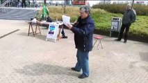 Beelden: Demonstranten voeren actie vanwege dwangarbeid - RTV Noord