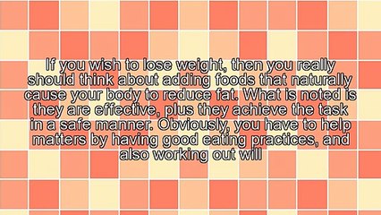 Fat Reduction Through Foods That Reduce Fat