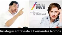 Fernández Noroña arremete contra Sergio Aguayo en entrevista con Aristegui