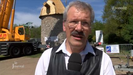 Patrimoine : Nouveau toit pour le moulin de la Mare (Vendée)