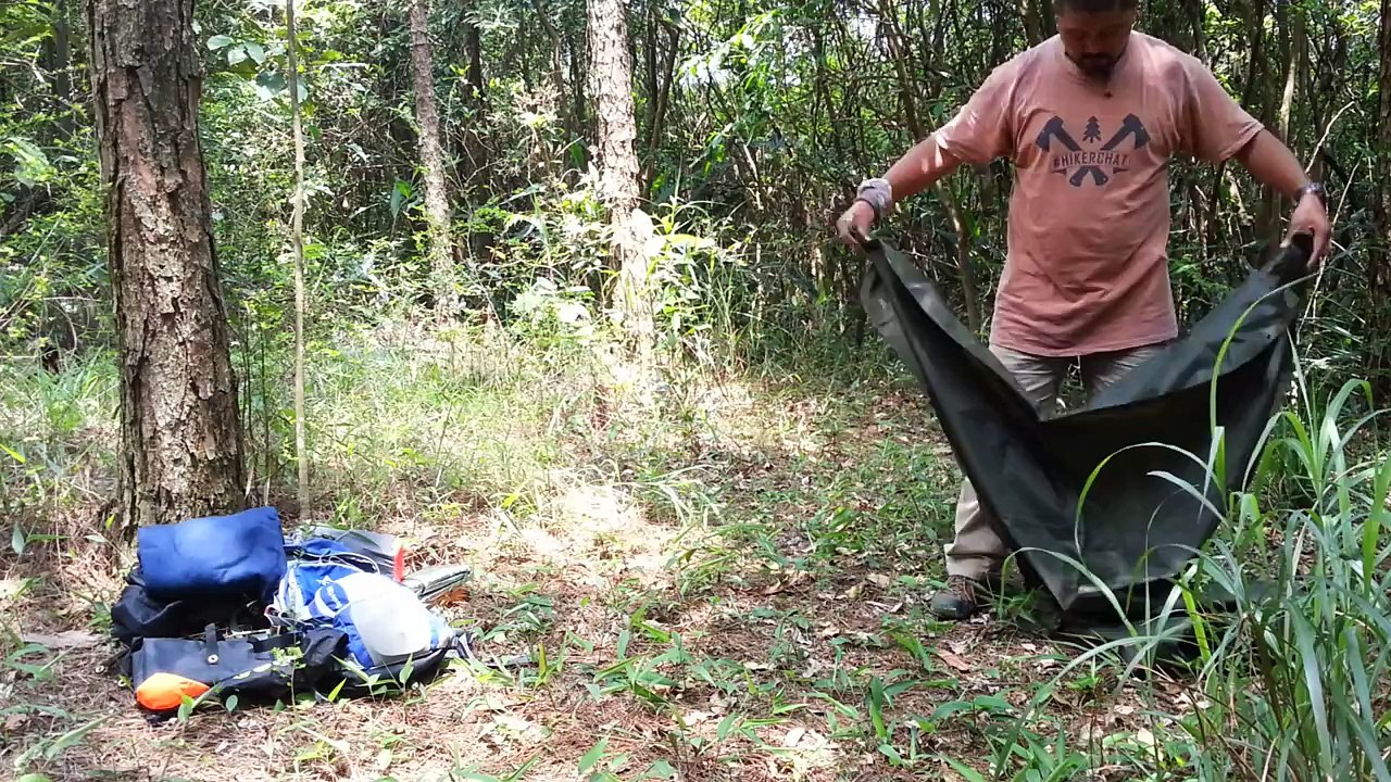 TARPING SETUP (Tarp Camping)