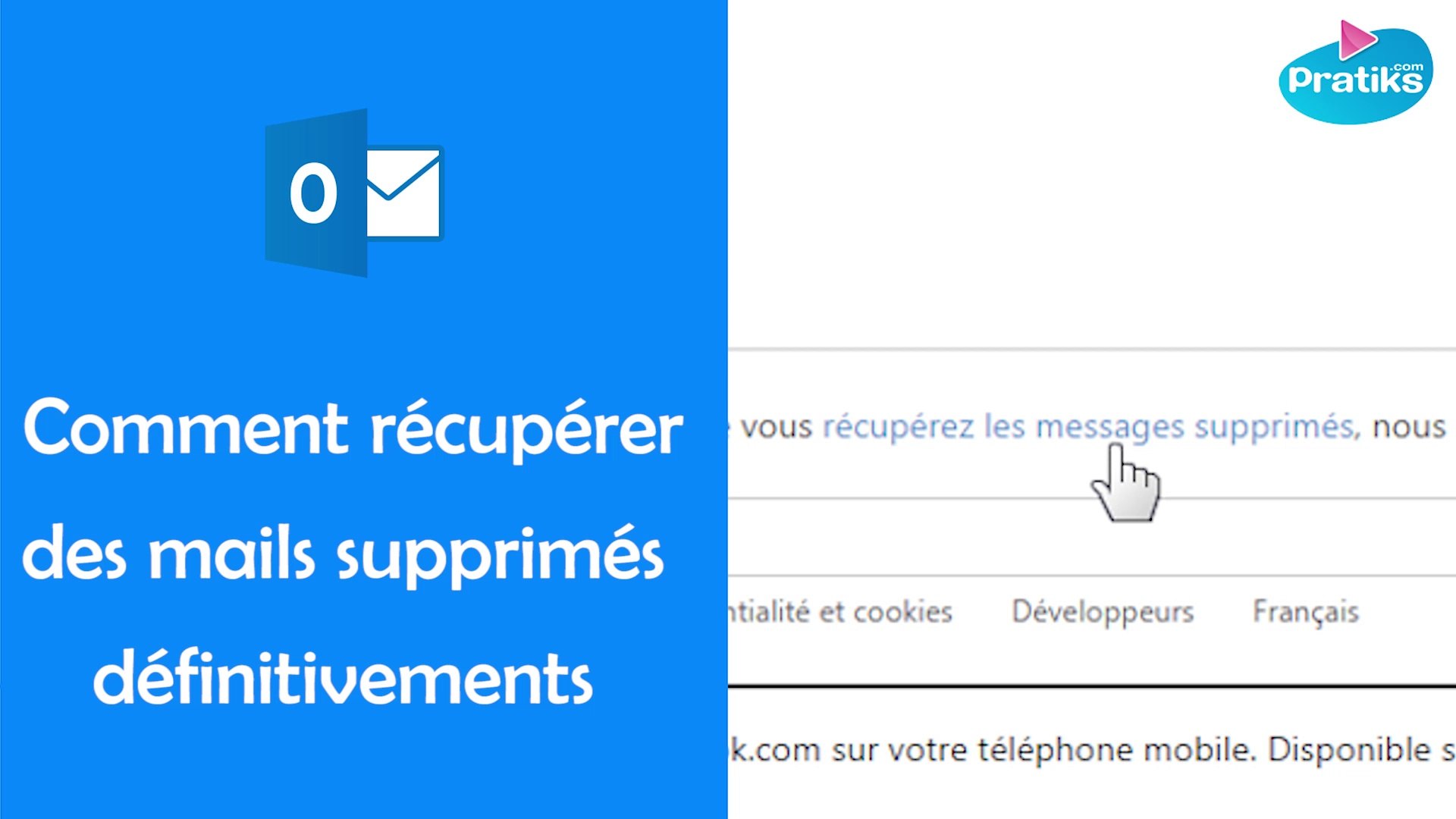 comment retrouver des messages supprimés de la corbeille