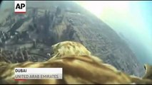 Burj Khalifa Bird's Eye View - Eagle Sets Record Diving From Burj Khalifa