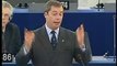 UKIP MEP Nigel Farage confronts José Manuel Barroso