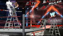 WWE SvR 2011 Epic Finisher & Fall off Ladder Glitch