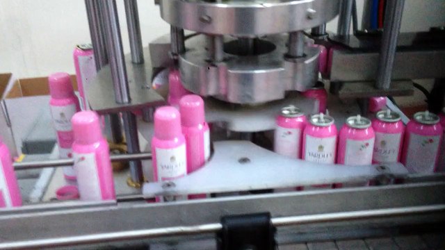 otomatik aerosol dolum makinası kapak kapama aerosol filling machine aerosolmakina.com.tr