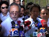 Geo Reports-29 Apr 2015-Imran Khan media talk Isb