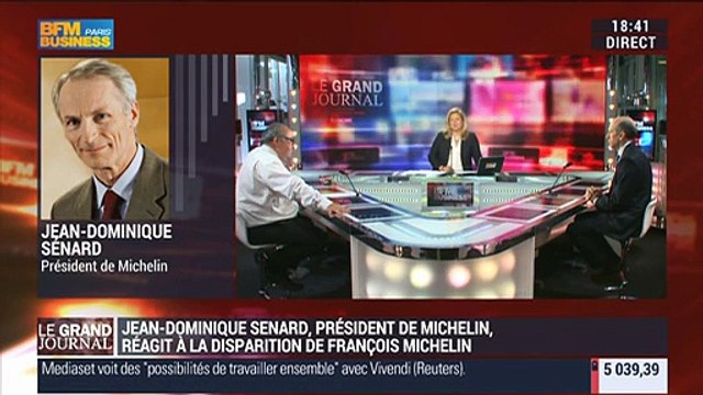 Jean-Dominique Sénard, président de Michelin (3/4) - 29/04
