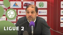 Conférence de presse Valenciennes FC - AS Nancy-Lorraine (1-1) : David LE FRAPPER (VAFC) - Pablo  CORREA (ASNL) - 2014/2015