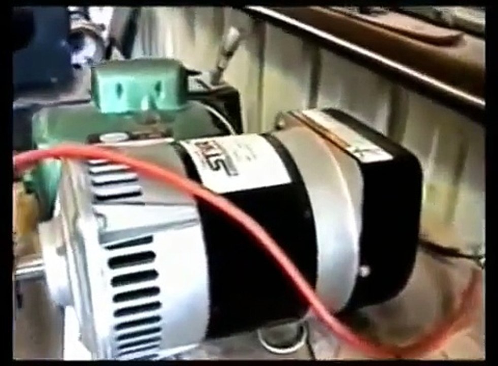 3000 Watt Generator Powers Itself, Grinder & Drill Press.