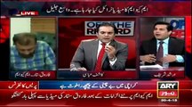 MQMs Farooq Sattar Left during a Live Show