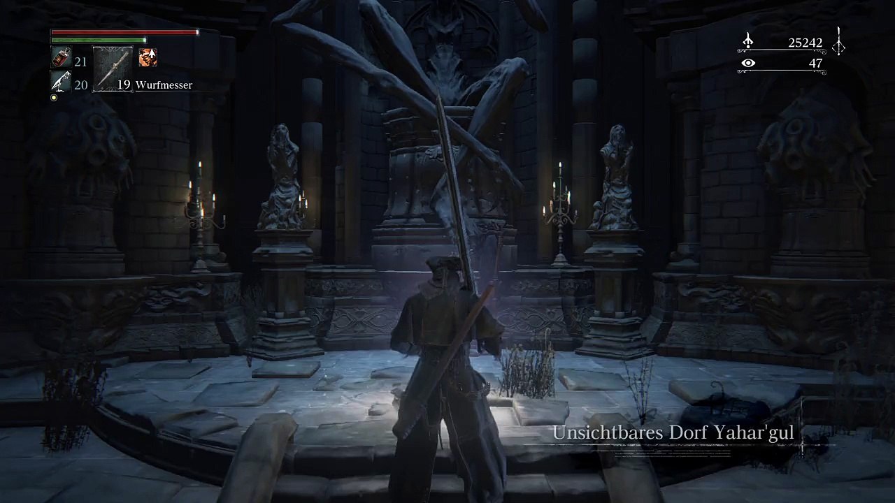 Bloodborne Unsichtbares Dorf 25k Blutechos in 5 Minuten (Invisible Village Yahar`Gul)