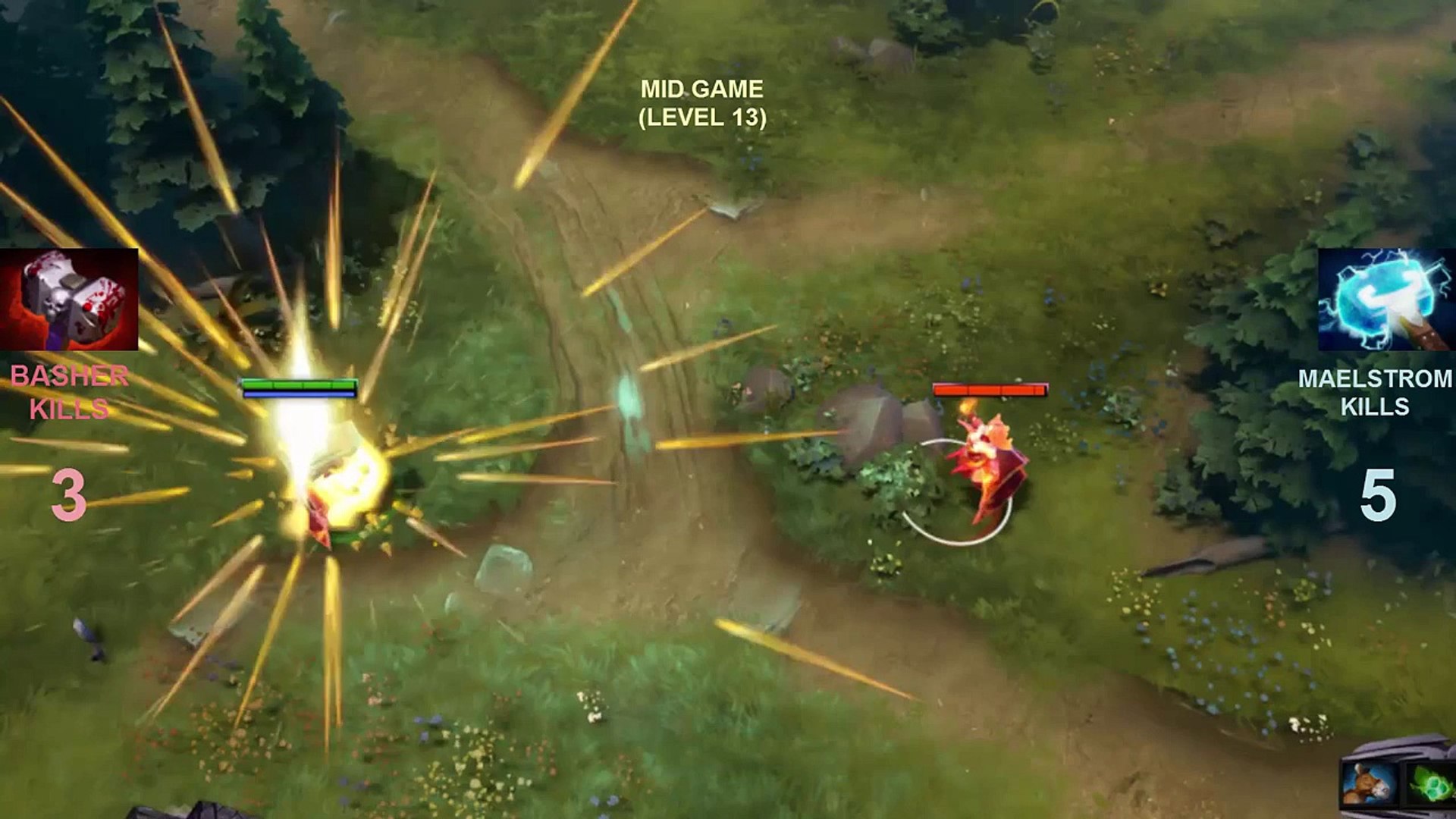 Dota 2 6 84 Basher Vs Maelstrom For Range Heroes Video Dailymotion