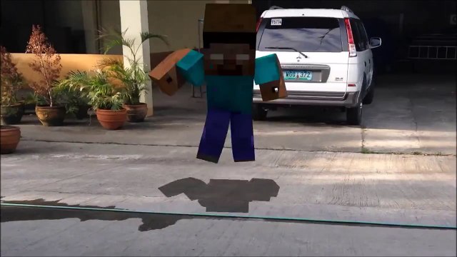 Minecraft in Real Life 2: Steve vs. Herobrine (Minecraft Animation)