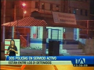 Eslabón XXVIII deja 31 detenidos