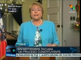 Chile iniciará en septiembre proceso constituyente