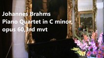 Kozłówka - Pałac Zamoyskich wewnątrz - Johannes Brahms - Piano Quartet in C minor,opus 60.3rd mvt