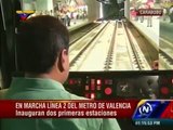 Maduro manejó los trenes de nuevas estaciones del Metro de Valencia