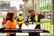 Taxistas sin control: Panorama sigue la campaña por defender las normas