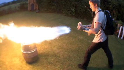 DIY X-MEN PYRO shooting 12ft flames from your wrist