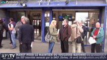 [TARBES] Manif pour préserver le train Toulouse-Bayonne (29 avril 2015)