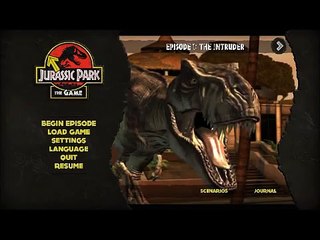 jurassic park the game pc video dailymotion