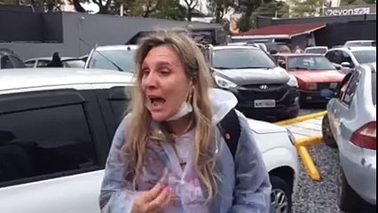 Professora é ferida durante protesto no Paraná