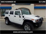 2003 HUMMER H2 for Sale Baltimore Maryland | CarZone USA