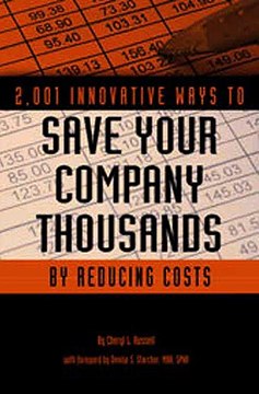 Download 2001 Innovative Ways to Save Your Company Thousands by Reducing Costs Ebook {EPUB} {PDF} FB2