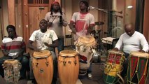 Folkloric Haitian drum ensemble